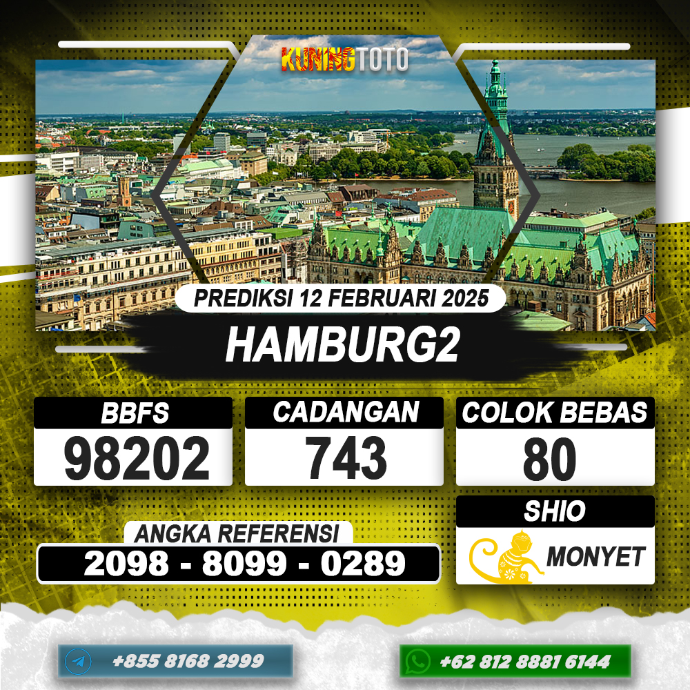 PREDIKSI HAMBURG2 12 FEB 2025 | PREDIKSI TOGEL KUNINGTOTO