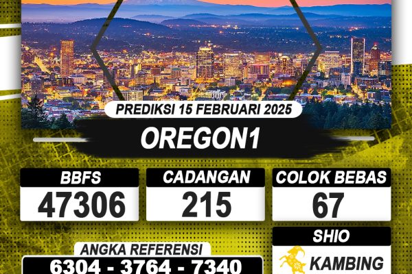 PREDIKSI OREGON1 15 FEB 2025 | PREDIKSI TOGEL KUNINGTOTO