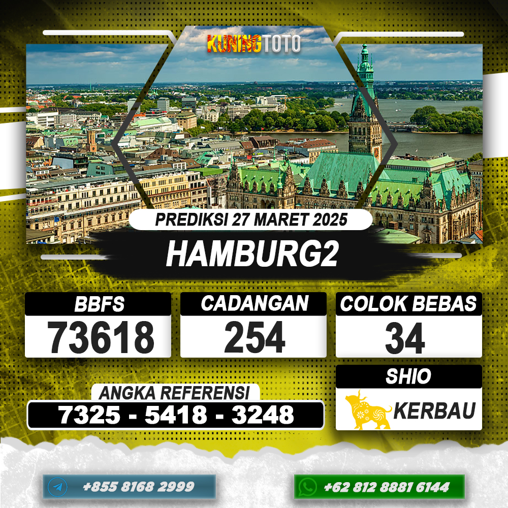 PREDIKSI HAMBURG2 27 MAR 2025 | PREDIKSI TOGEL KUNINGTOTO