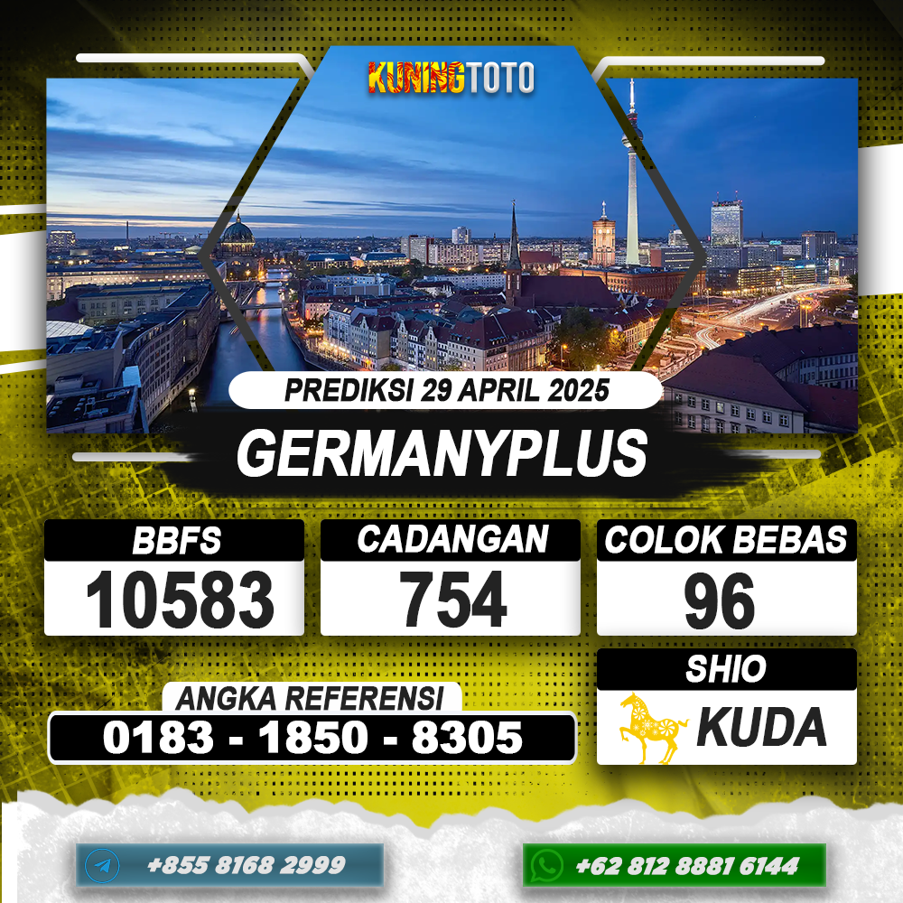 PREDIKSI GERMANYPLUS 29 APRIL 2025 | PREDIKSI TOGEL KUNINGTOTO