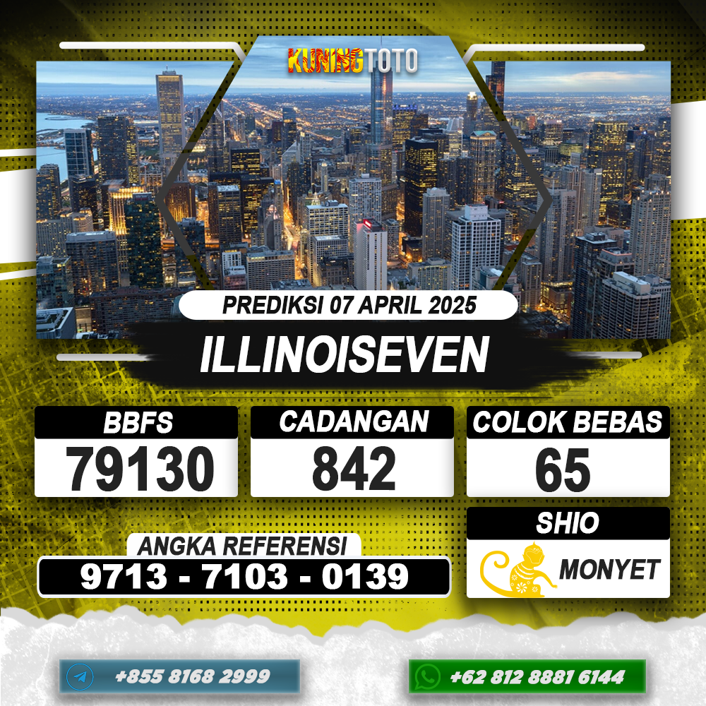 PREDIKSI ILLINOISEVEN 07 APRIL 2025 | PREDIKSI TOGEL KUNINGTOTO