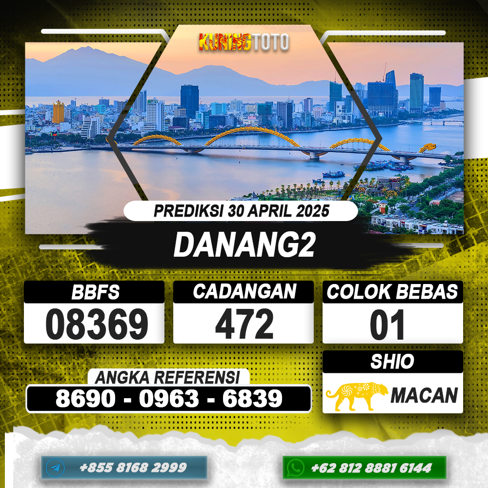 PREDIKSI DANANG2 30 APRIL 2025 | PREDIKSI TOGEL KUNINGTOTO