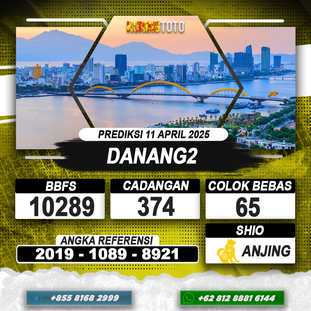 PREDIKSI DANANG2 11 APRIL 2025 | PREDIKSI TOGEL KUNINGTOTO