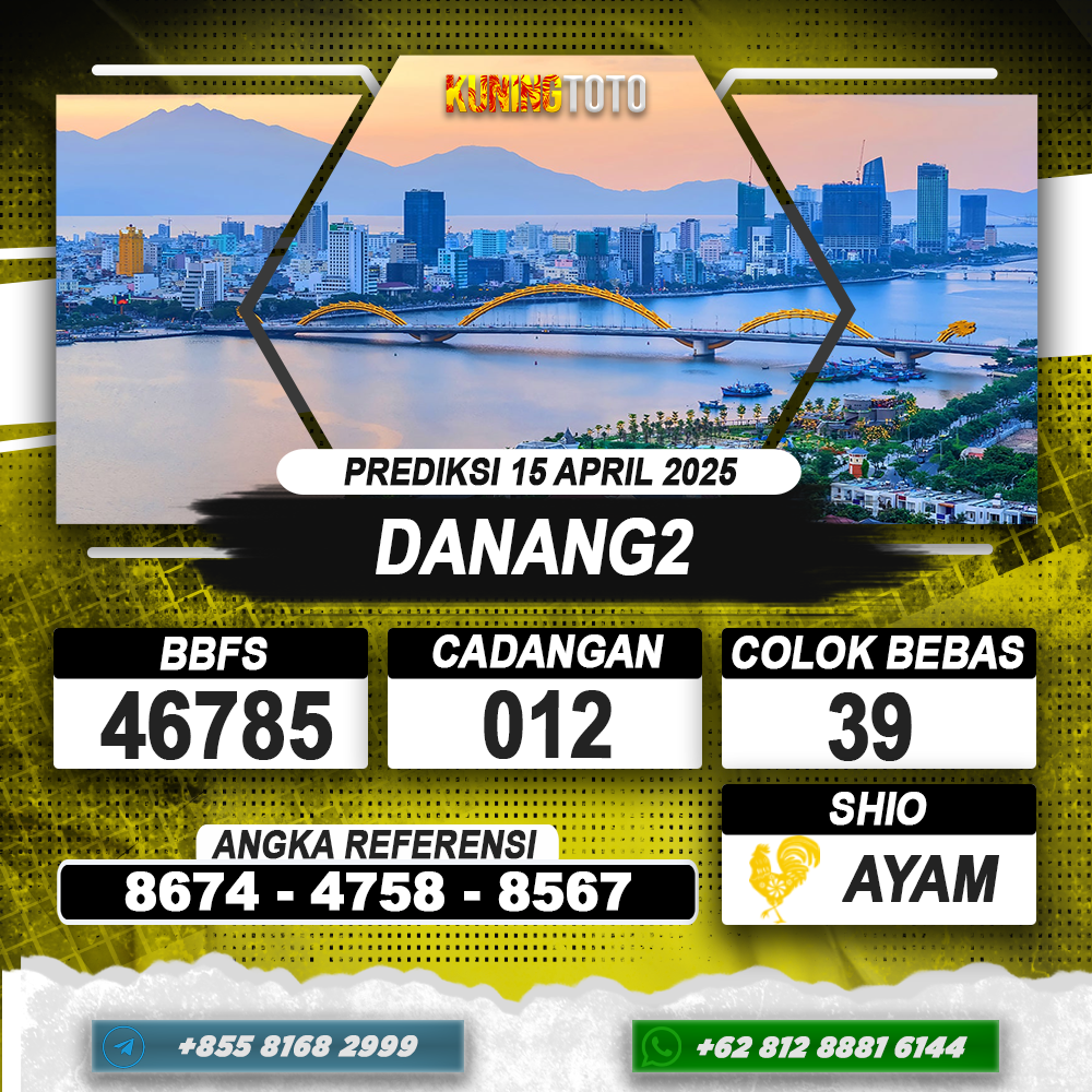 PREDIKSI DANANG2 15 APRIL 2025 | PREDIKSI TOGEL KUNINGTOTO