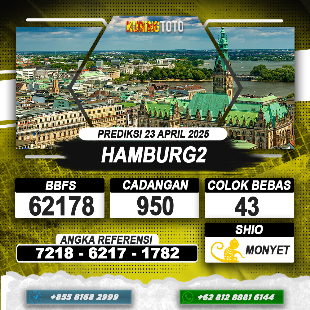 PREDIKSI HAMBURG2 23 APRIL 2025 | PREDIKSI TOGEL KUNINGTOTO