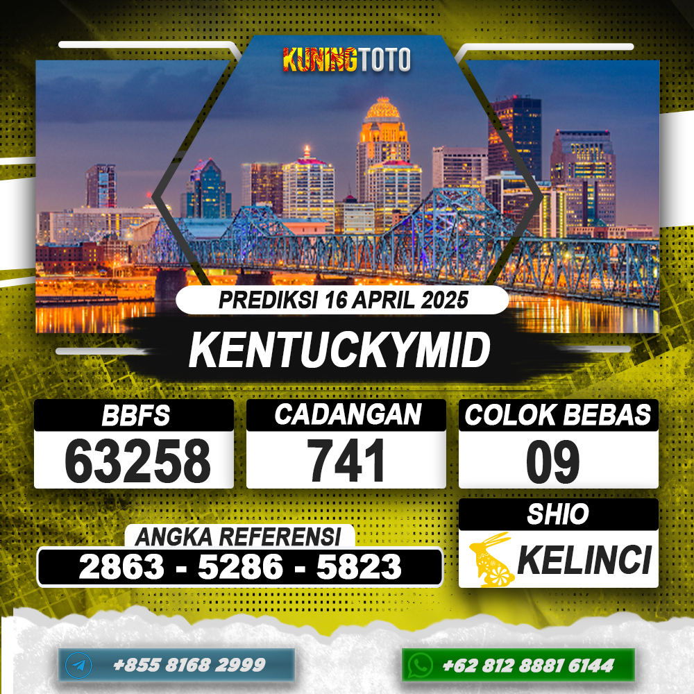 PREDIKSI KENTUCKYMID 16 APRIL 2025 | PREDIKSI TOGEL KUNINGTOTO