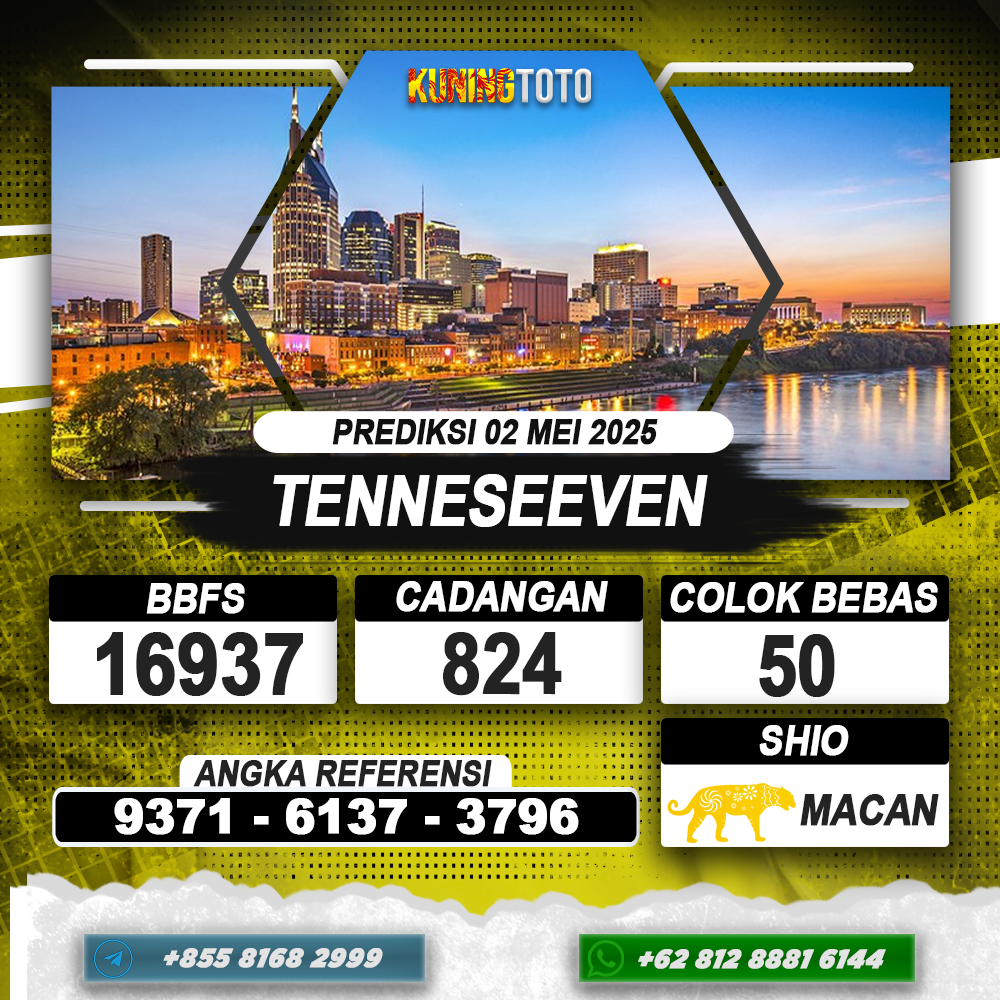 PREDIKSI TENNESEEVEN 02 MEI 2025 | PREDIKSI TOGEL KUNINGTOTO