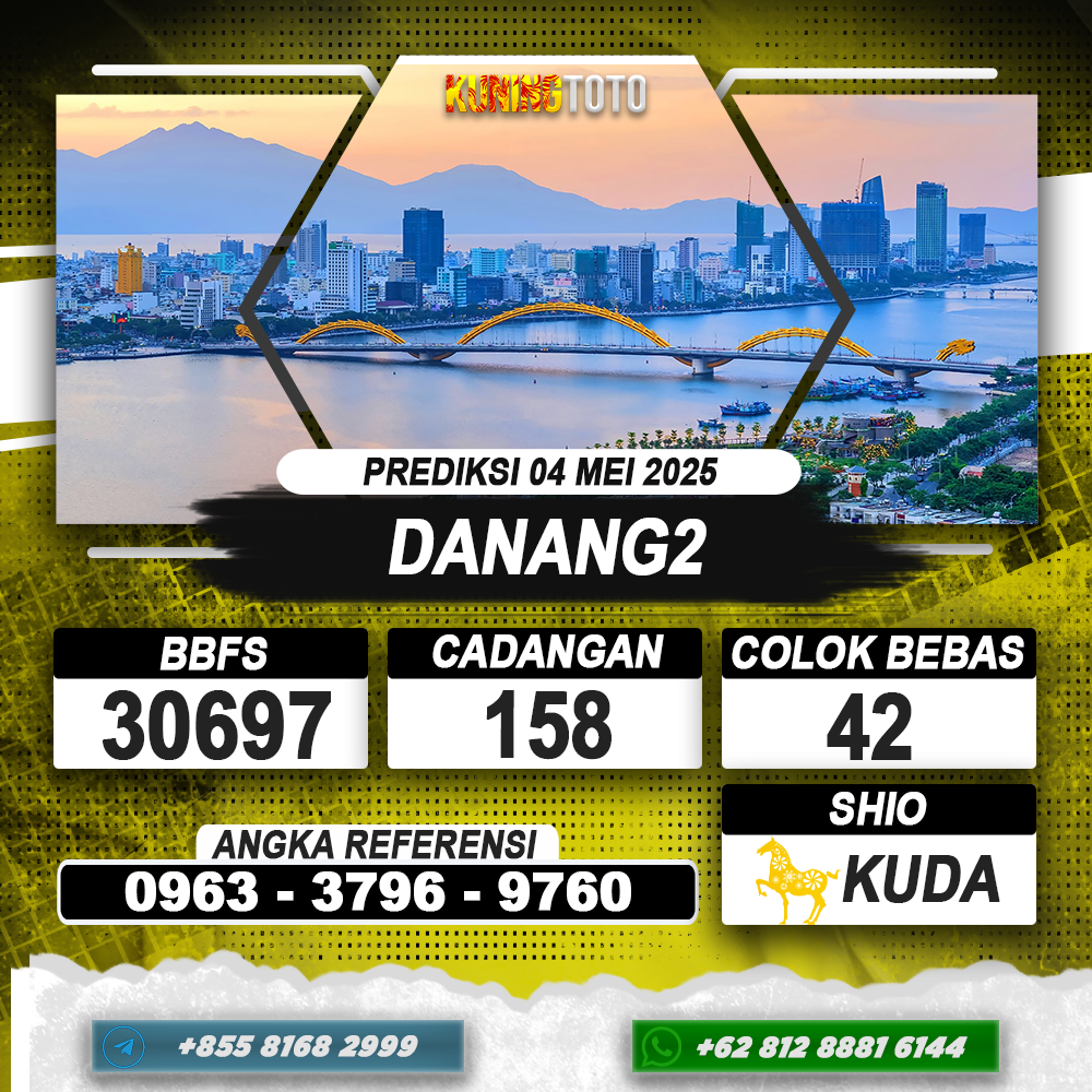 PREDIKSI DANANG2 04 MEI 2025 | PREDIKSI TOGEL KUNINGTOTO