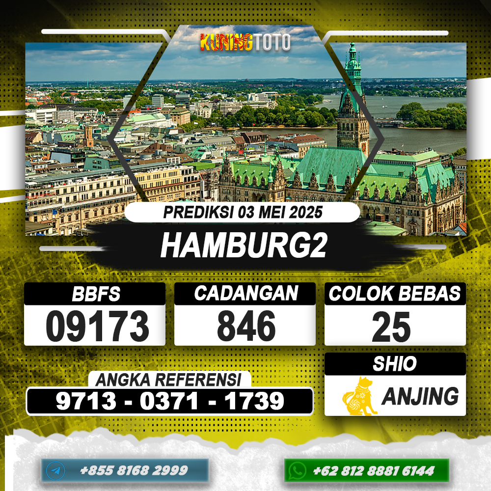 PREDIKSI HAMBURG2 03 MEI 2025 | PREDIKSI TOGEL KUNINGTOTO