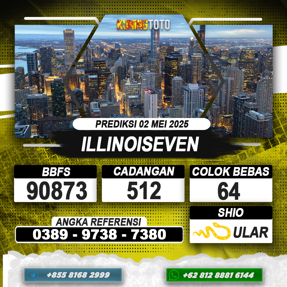 PREDIKSI ILLINOISEVEN 02 MEI 2025 | PREDIKSI TOGEL KUNINGTOTO