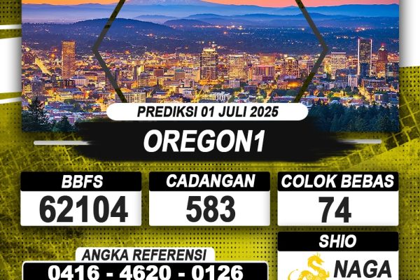 PREDIKSI OREGON1 01 JULI 2025 | PREDIKSI TOGEL KUNINGTOTO