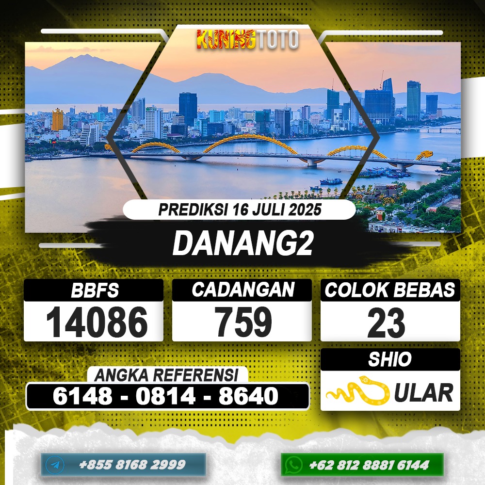 PREDIKSI DANANG2 16 JULI 2025 | PREDIKSI TOGEL KUNINGTOTO
