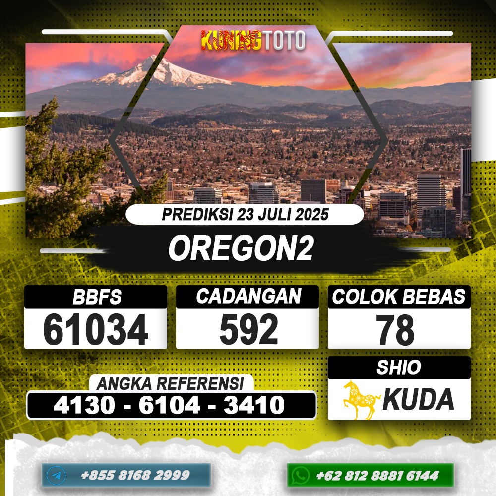 PREDIKSI OREGON2 23 JULI 2025 | PREDIKSI TOGEL KUNINGTOTO