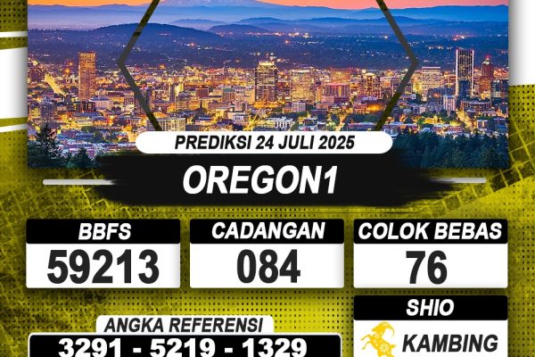 PREDIKSI OREGON1 24 JULI 2025 | PREDIKSI TOGEL KUNINGTOTO