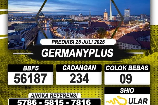 PREDIKSI GERMANYPLUS 25 JULI 2025 | PREDIKSI TOGEL KUNINGTOTO