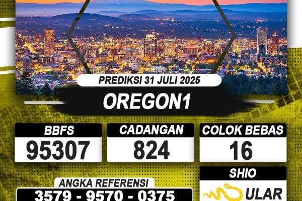PREDIKSI OREGON1 31 JULI 2025 | PREDIKSI TOGEL KUNINGTOTO