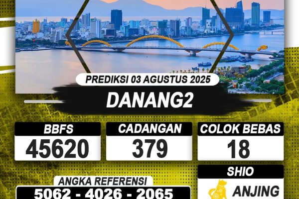 PREDIKSI DANANG2 03 AGUSTUS 2025 | PREDIKSI TOGEL KUNINGTOTO