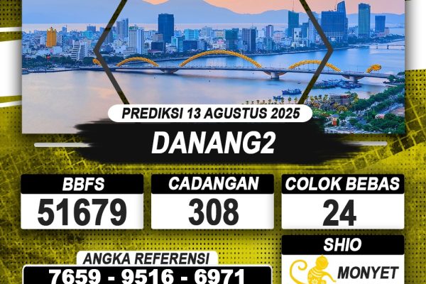 PREDIKSI DANANG2 13 AGUSTUS 2025 | PREDIKSI TOGEL KUNINGTOTO
