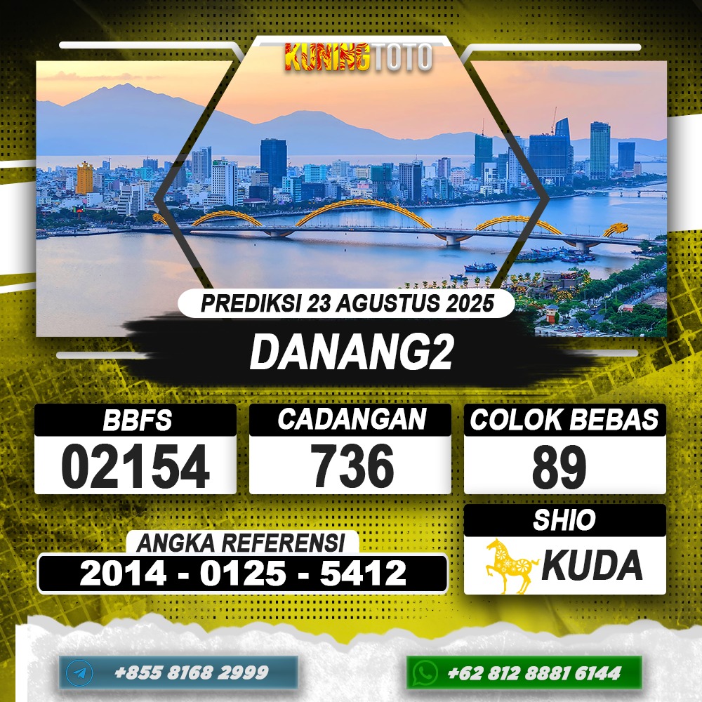 PREDIKSI DANANG2 23 AGUSTUS 2025 | PREDIKSI TOGEL KUNINGTOTO