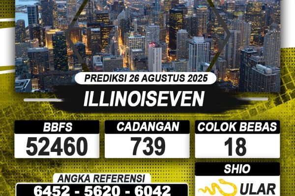 PREDIKSI ILLINOISEVEN 26 AGUSTUS 2025 | PREDIKSI TOGEL KUNINGTOTO