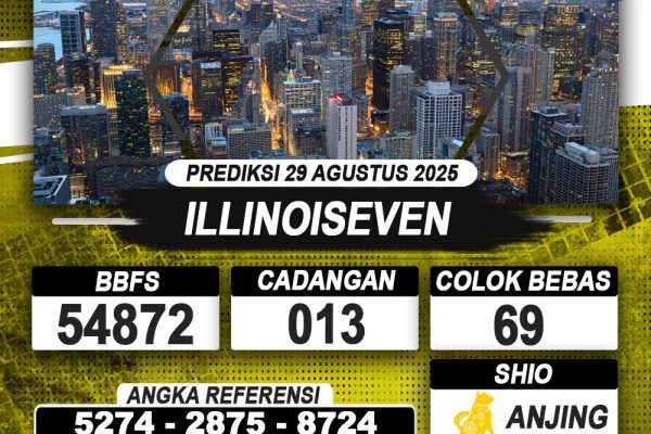 PREDIKSI ILLINOISEVEN 29 AGUSTUS 2025 | PREDIKSI TOGEL KUNINGTOTO
