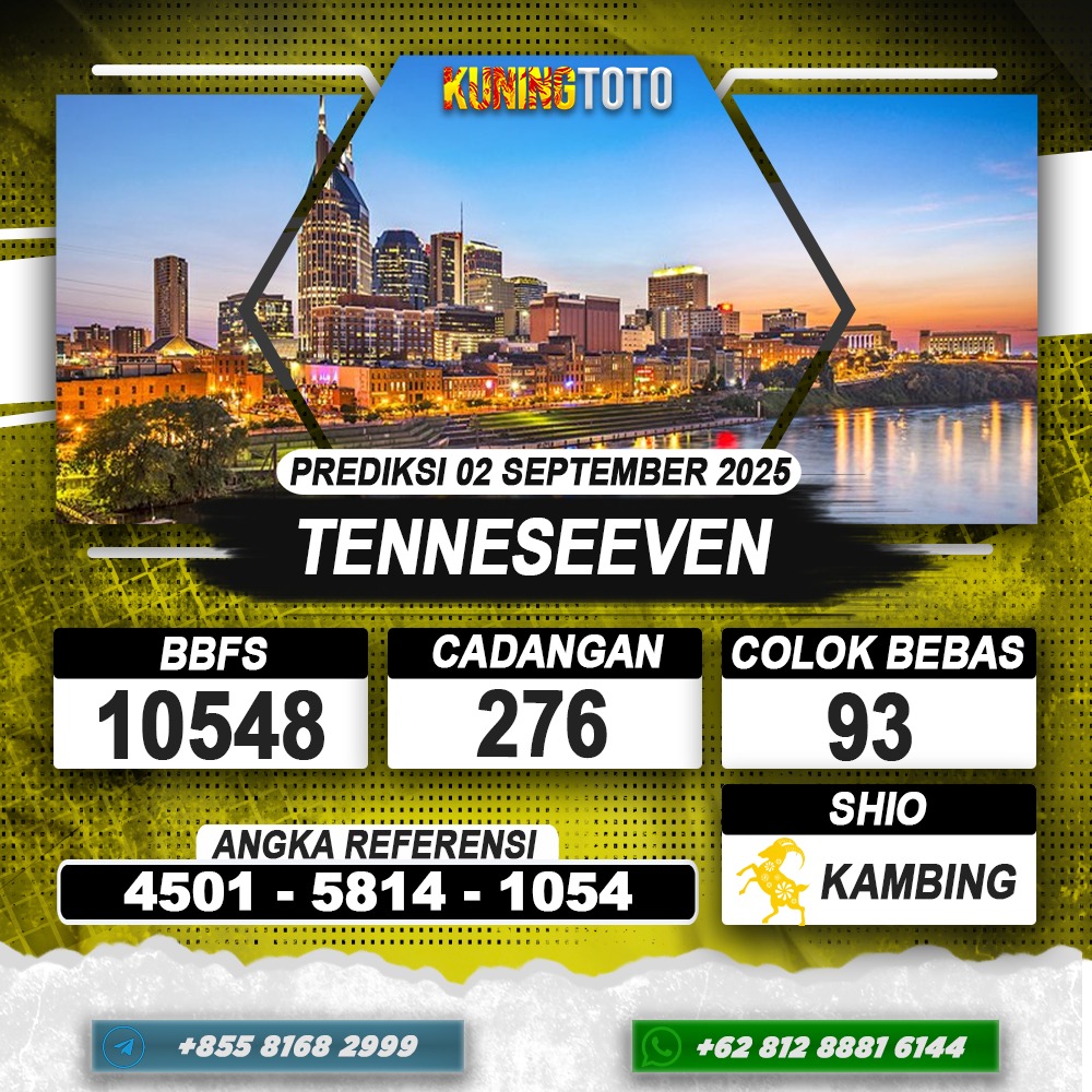 PREDIKSI TENNESEEVEN 02 SEPTEMBER 2025 | PREDIKSI TOGEL KUNINGTOTO