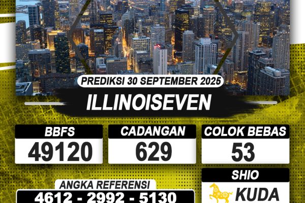 PREDIKSI ILLINOISEVEN 30 SEPTEMBER 2025 | PREDIKSI TOGEL KUNINGTOTO