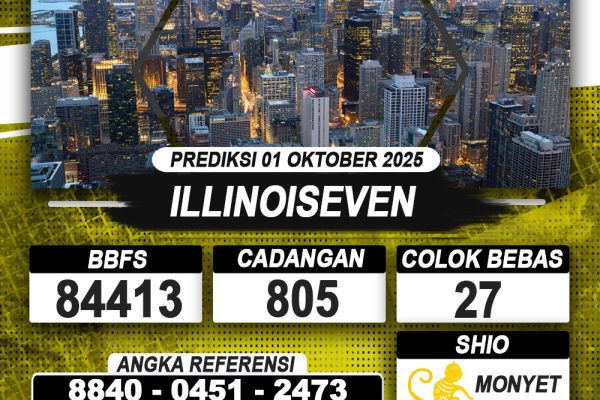 PREDIKSI ILLINOISEVEN 01 OKTOBER 2025 | PREDIKSI TOGEL KUNINGTOTO
