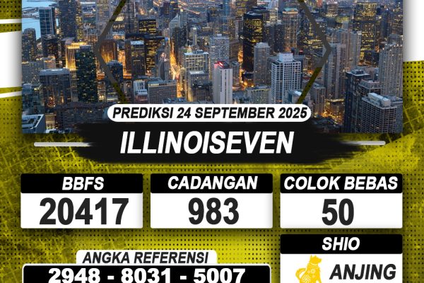 PREDIKSI ILLINOISEVEN 24 SEPTEMBER 2025 | PREDIKSI TOGEL KUNINGTOTO