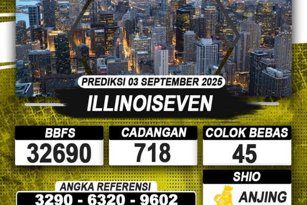 PREDIKSI ILLINOISEVEN 03 SEPTEMBER 2025 | PREDIKSI TOGEL KUNINGTOTO