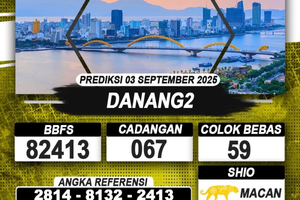 PREDIKSI DANANG2 03 SEPTEMBER 2025 | PREDIKSI TOGEL KUNINGTOTO