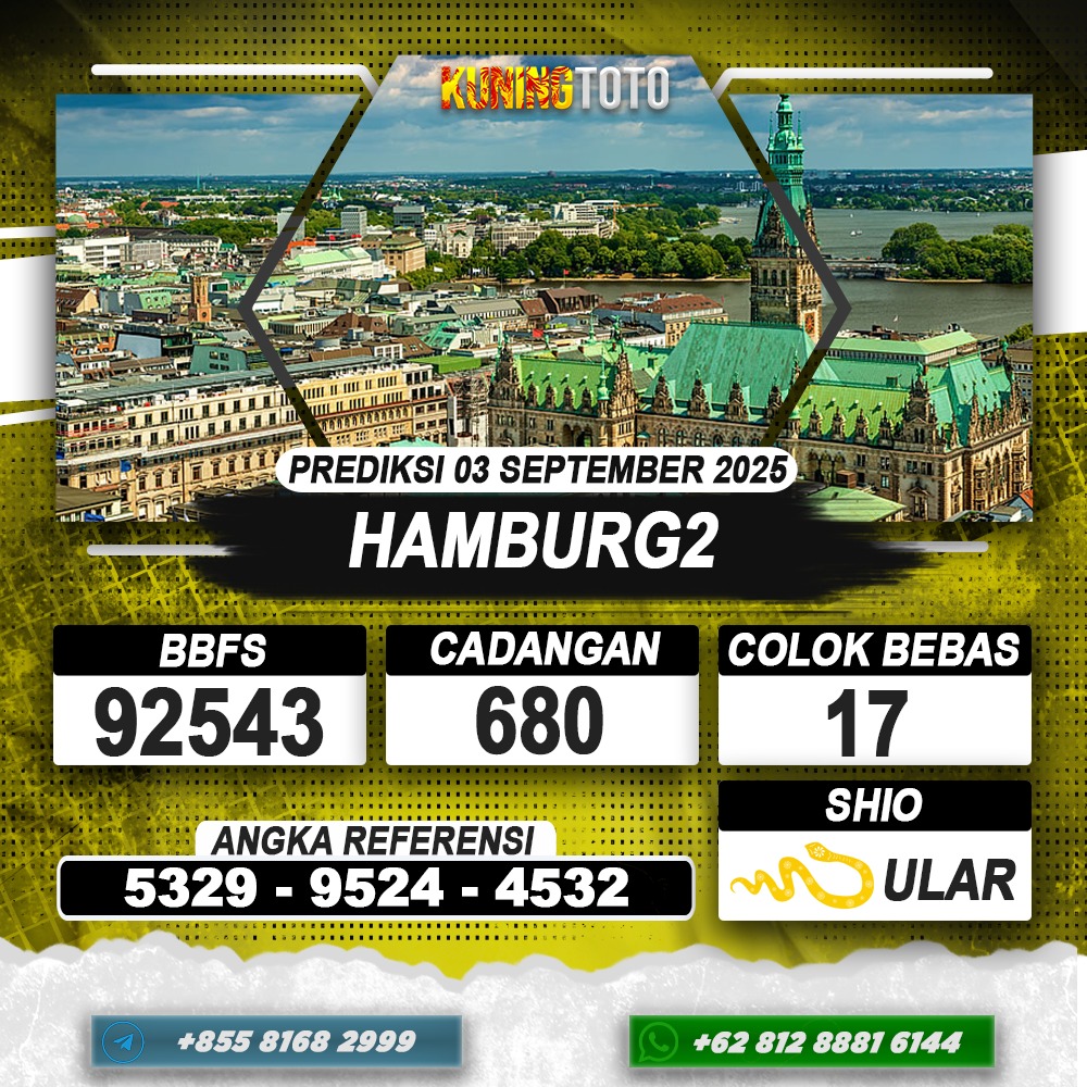 PREDIKSI HAMBURG2 03 SEPTEMBER 2025 | PREDIKSI TOGEL KUNINGTOTO