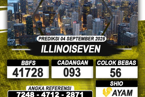 PREDIKSI ILLINOISEVEN 04 SEPTEMBER 2025 | PREDIKSI TOGEL KUNINGTOTO