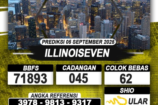 PREDIKSI ILLINOISEVEN 05 SEPTEMBER 2025 | PREDIKSI TOGEL KUNINGTOTO