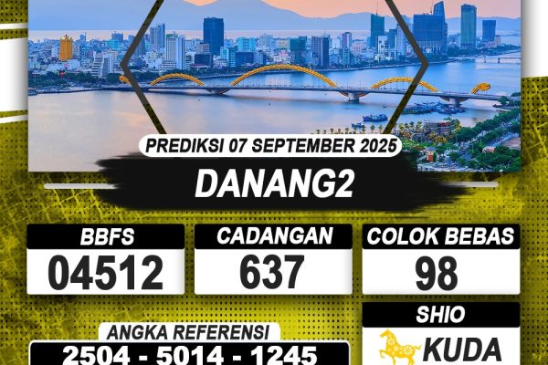 PREDIKSI DANANG2 07 SEPTEMBER 2025 | PREDIKSI TOGEL KUNINGTOTO