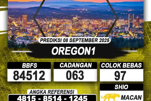 PREDIKSI OREGON1 08 SEPTEMBER 2025 | PREDIKSI TOGEL KUNINGTOTO