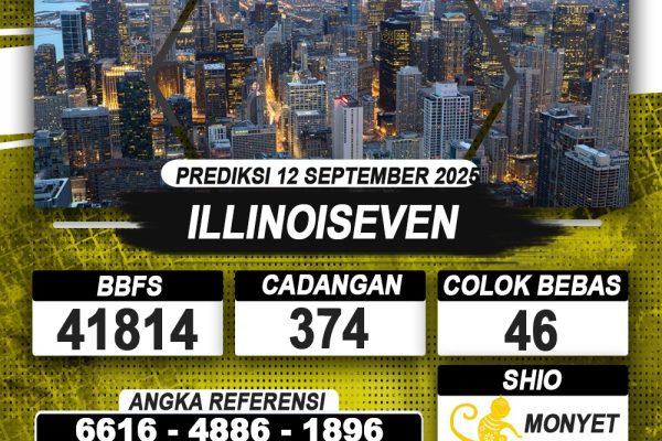 PREDIKSI ILLINOISEVEN 12 SEPTEMBER 2025 | PREDIKSI TOGEL KUNINGTOTO