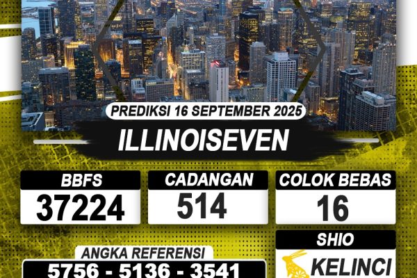 PREDIKSI ILLINOISEVEN 16 SEPTEMBER 2025 | PREDIKSI TOGEL KUNINGTOTO