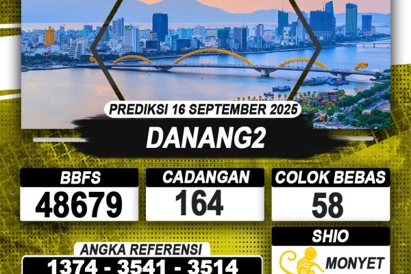 PREDIKSI DANANG2 16 SEPTEMBER 2025 | PREDIKSI TOGEL KUNINGTOTO