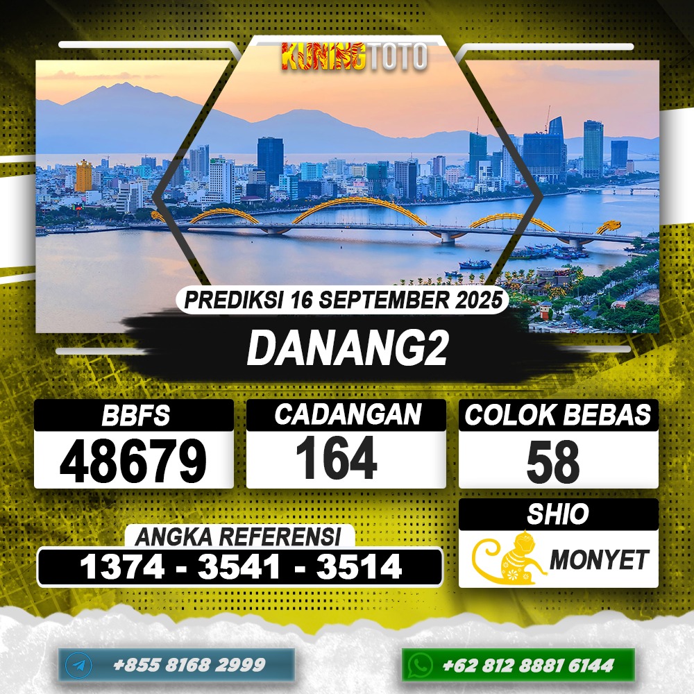 PREDIKSI DANANG2 16 SEPTEMBER 2025 | PREDIKSI TOGEL KUNINGTOTO