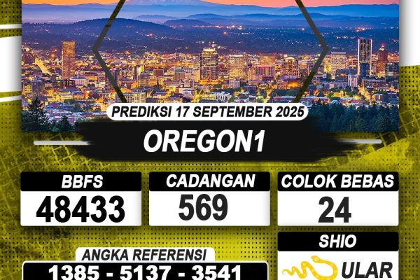 PREDIKSI OREGON1 17 SEPTEMBER 2025 | PREDIKSI TOGEL KUNINGTOTO