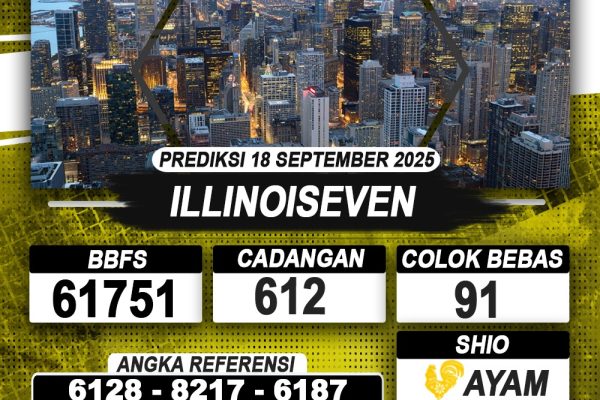PREDIKSI ILLINOISEVEN 18 SEPTEMBER 2025 | PREDIKSI TOGEL KUNINGTOTO