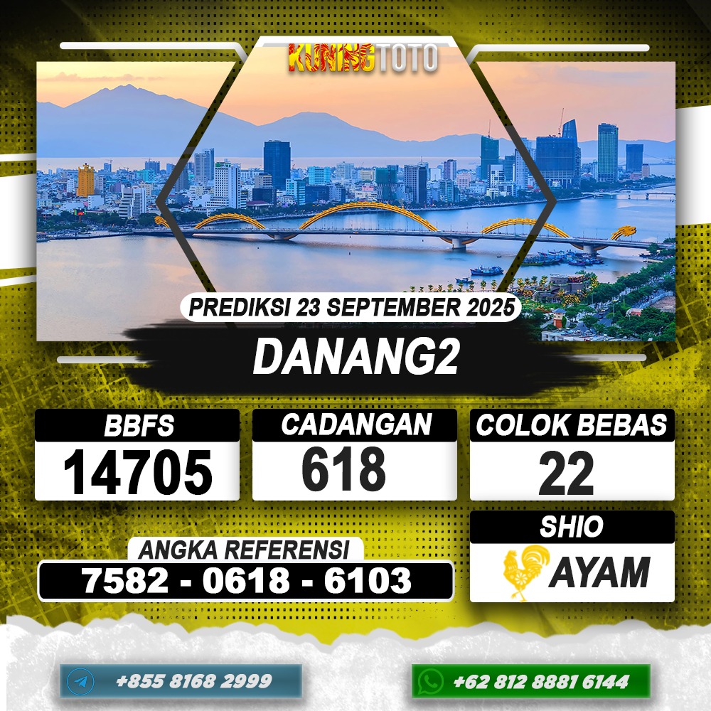 PREDIKSI DANANG2 23 SEPTEMBER 2025 | PREDIKSI TOGEL KUNINGTOTO