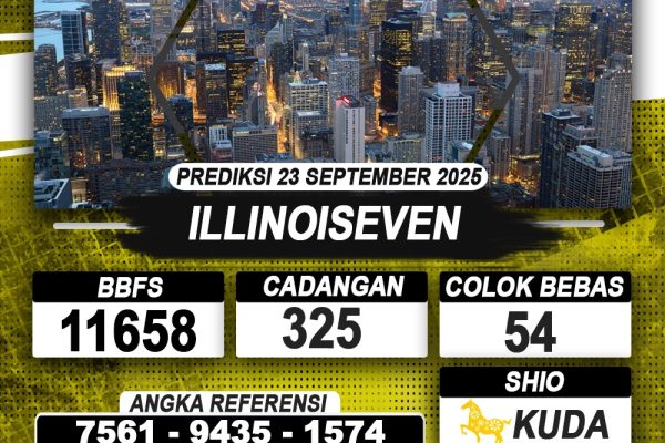 PREDIKSI ILLINOISEVEN 23 SEPTEMBER 2025 | PREDIKSI TOGEL KUNINGTOTO