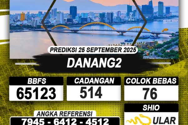 PREDIKSI DANANG2 25 SEPTEMBER 2025 | PREDIKSI TOGEL KUNINGTOTO