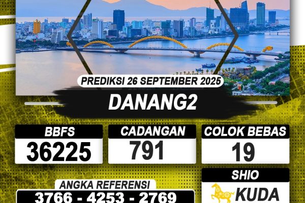 PREDIKSI DANANG2 26 SEPTEMBER 2025 | PREDIKSI TOGEL KUNINGTOTO