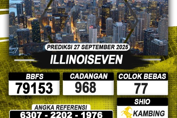 PREDIKSI ILLINOISEVEN 27 SEPTEMBER 2025 | PREDIKSI TOGEL KUNINGTOTO