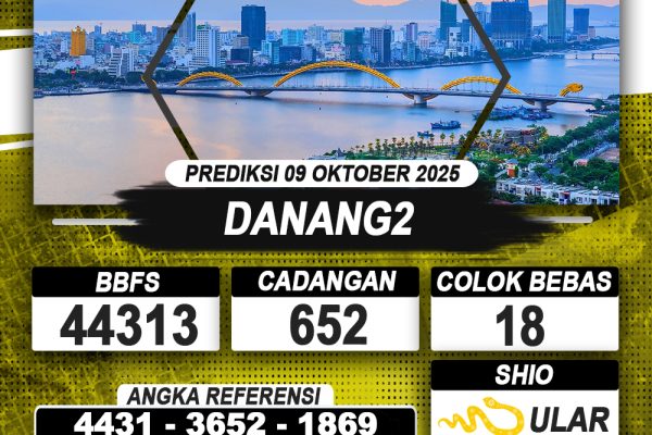 PREDIKSI DANANG2 09 OKTOBER 2025 | PREDIKSI TOGEL KUNINGTOTO