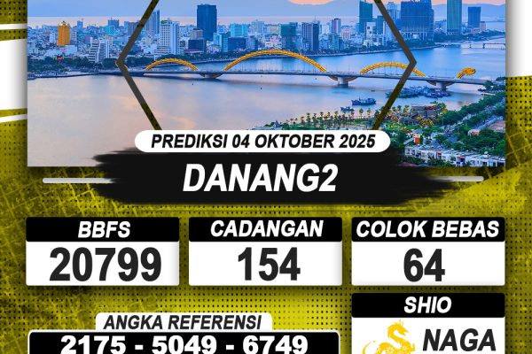 PREDIKSI DANANG2 04 OKTOBER 2025 | PREDIKSI TOGEL KUNINGTOTO