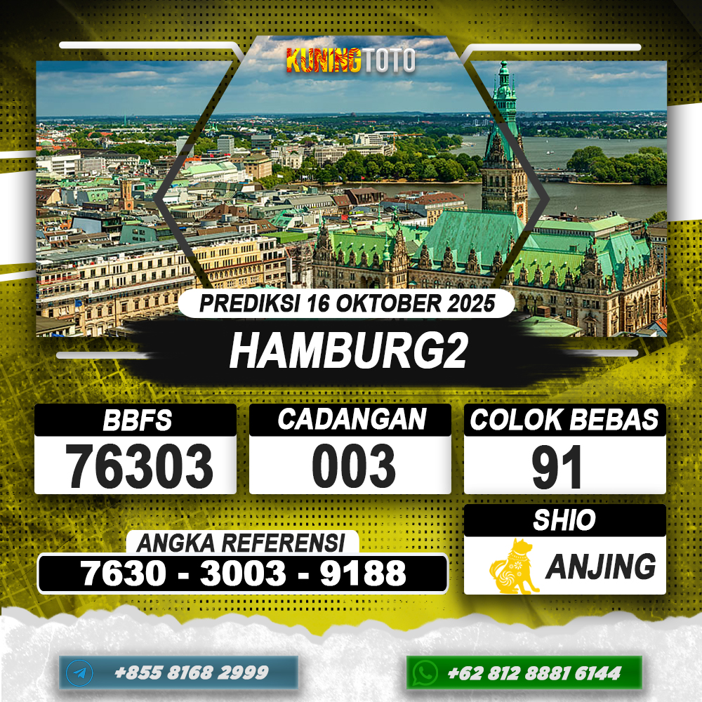 PREDIKSI HAMBURG2 16 OKTOBER 2025 | PREDIKSI TOGEL KUNINGTOTO